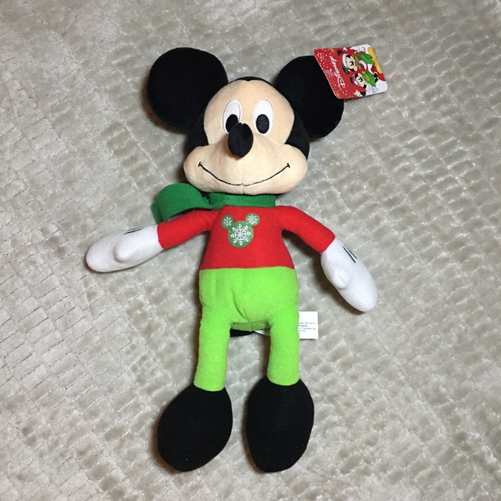 Disney Christmas Mickey Mouse Stuffed Doll